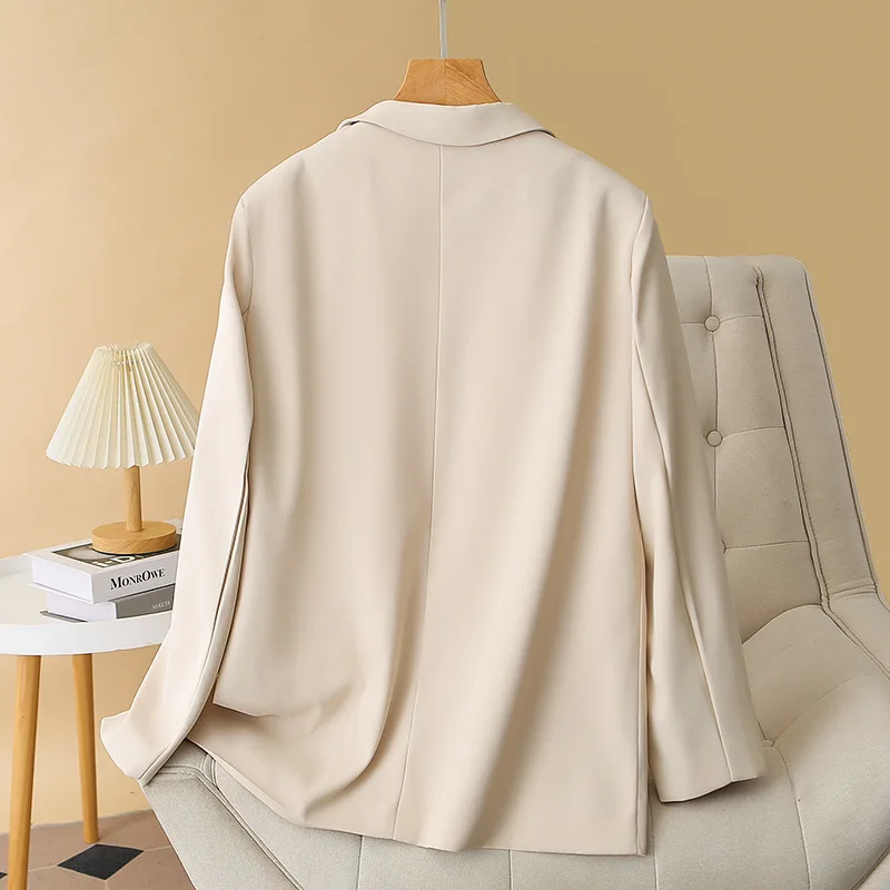 Women's Double Breasted Blazer, Casual Suit Jacket, Plus Size, Spring and Autumn, New, 00571