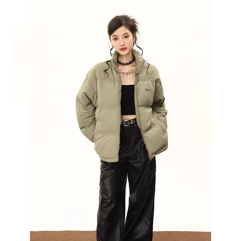 

Куртка с воротником-стойкой, женское хлопковое пальто, зимние теплые парки, женское короткое пальто с хлопковой подкладкой, зимняя одежда, верхняя одежда