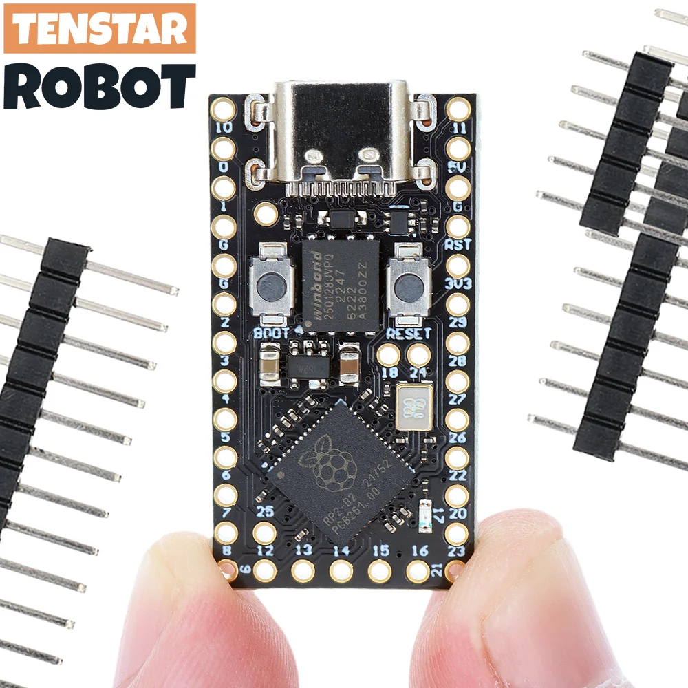 TENSTAR RP2040 Pro Micro Development Board 4MB 16MB, dual core supports Micro Python compatible for Raspberry PI PICO