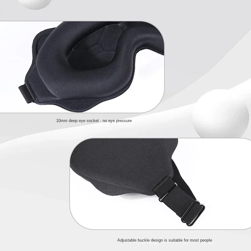 3D Sleeping Mask Block Out Light Sleep Mask For Eyes Soft Sleeping Aid Eye for Travel Eyeshade Night Breathable Slaapmasker