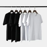 T-shirt imprimé à manches courtes en coton respirant de luxe, polyvalent, pour hommes et femmes, collection été 2026 5