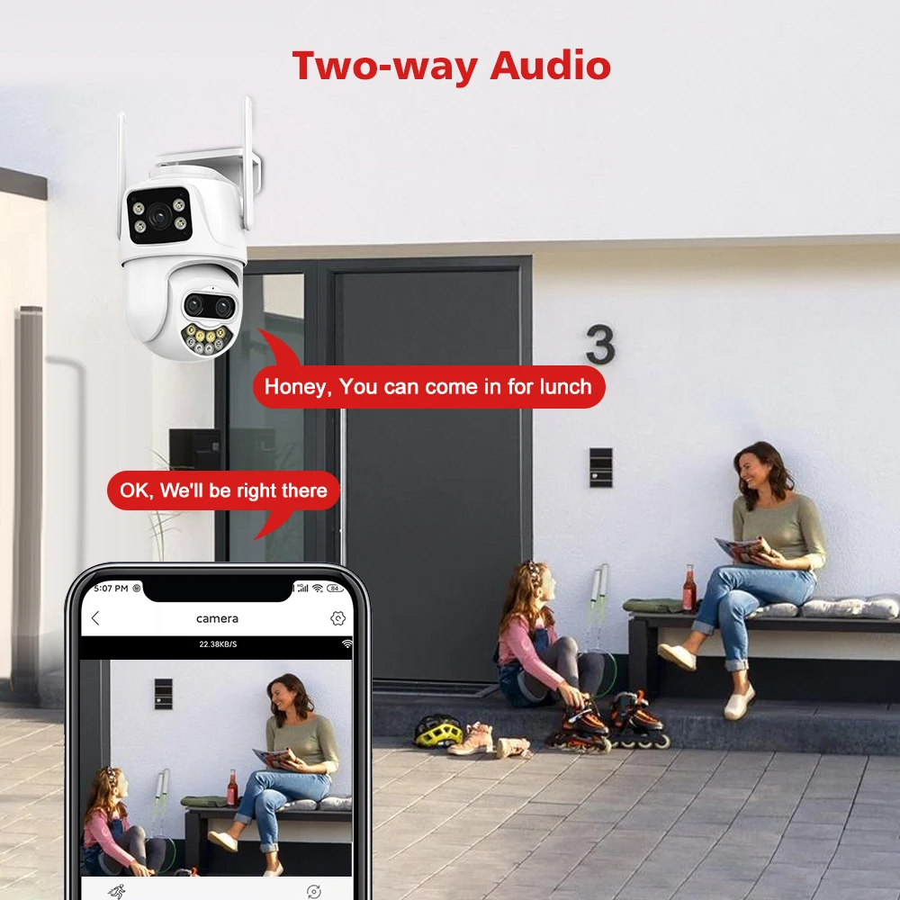 ߿ PTZ    ī޶,  ũ AI ޸ӳ̵ , ڵ , Onvif  ī޶, iCSee , 9MP, 6MP