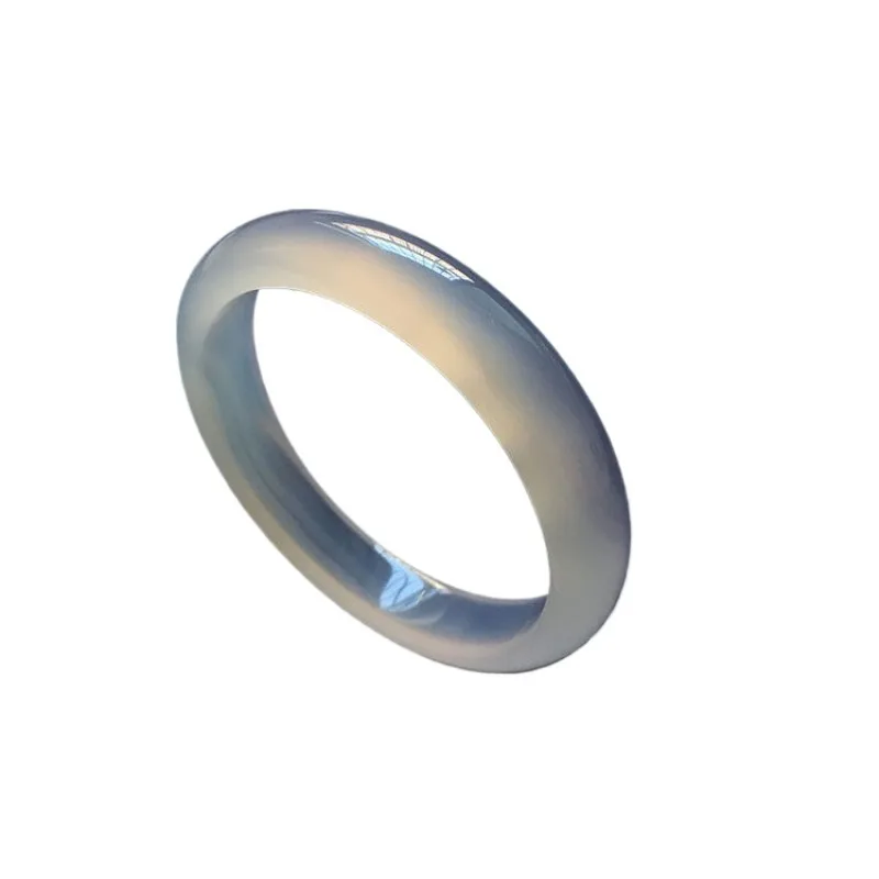 

Женский браслет из белого агата, ледяной прозрачный браслет из личи, небольшой свежий и Узкий браслет