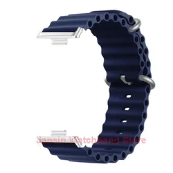 Silicone Sports Strap Bracelet for Huawei Watch Fit Series (Midnight blue)
