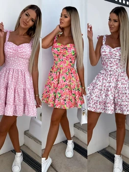 Flower Print Beach Sundress 1