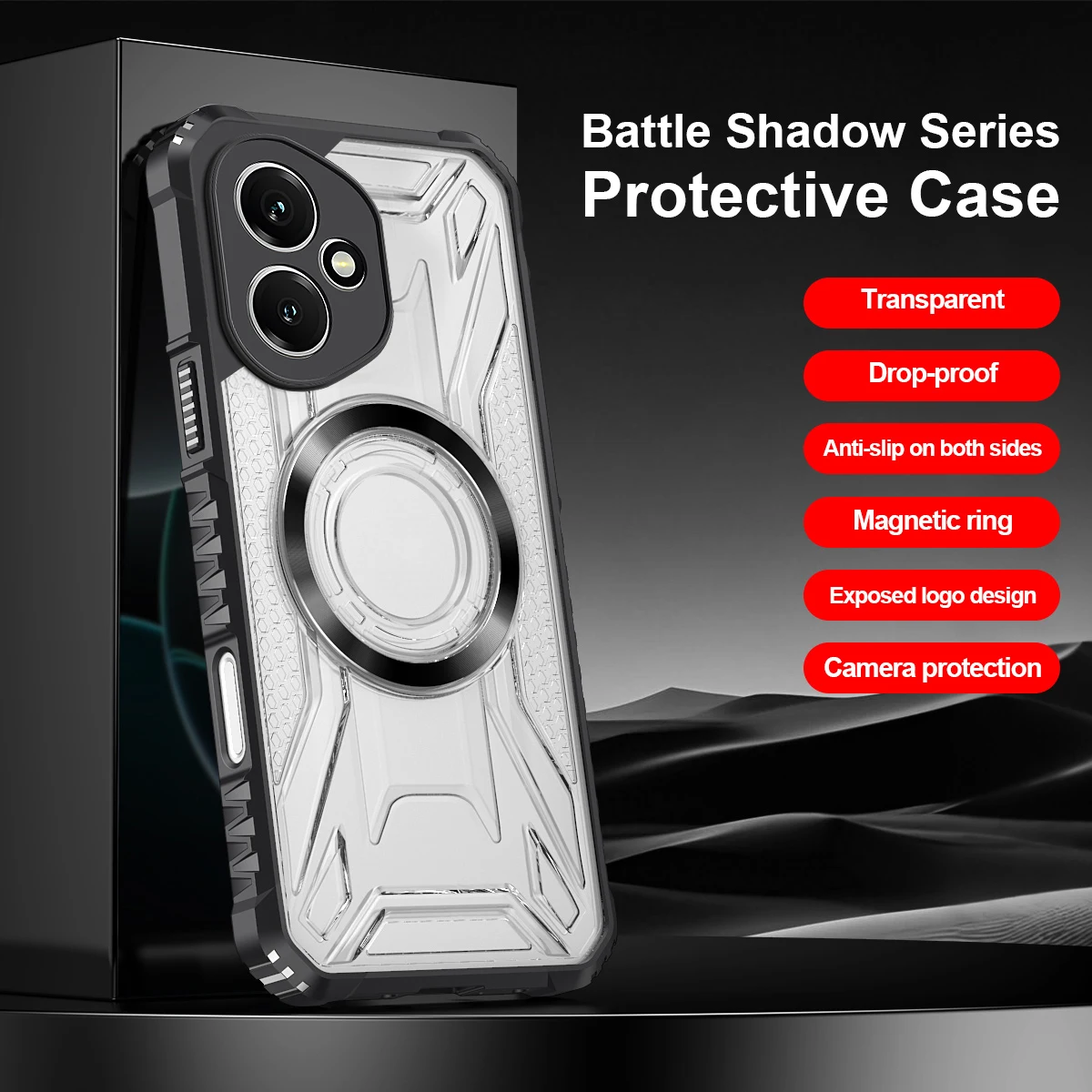 Luxury Magnetic Shockproof Armor Case with Magsafe Compatibility