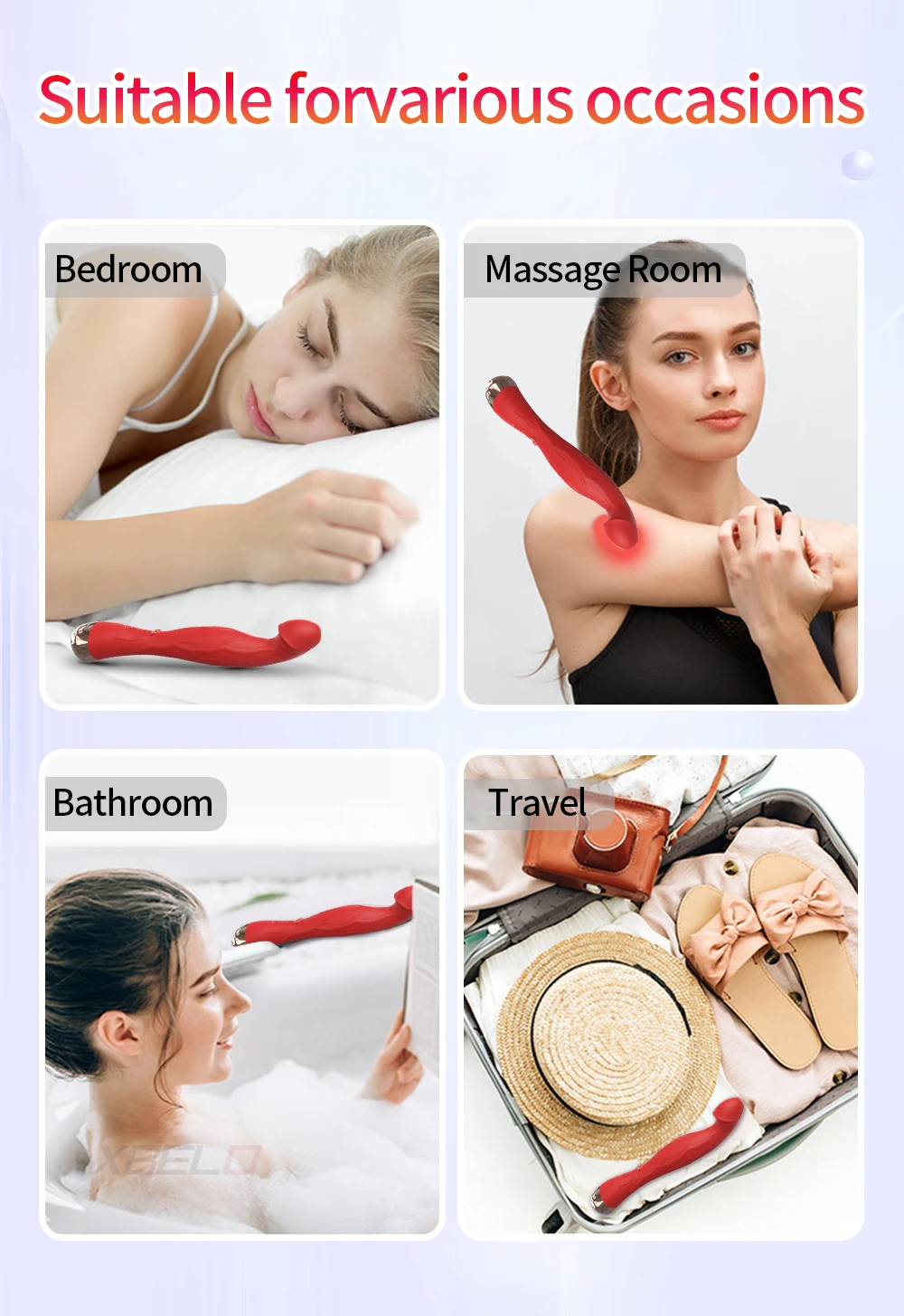 WATERPROOF POWERFUL WIGGLING FEMALE PERSONAL VIBRATING WOMEN G-POINT  MASSAGER | eBay
