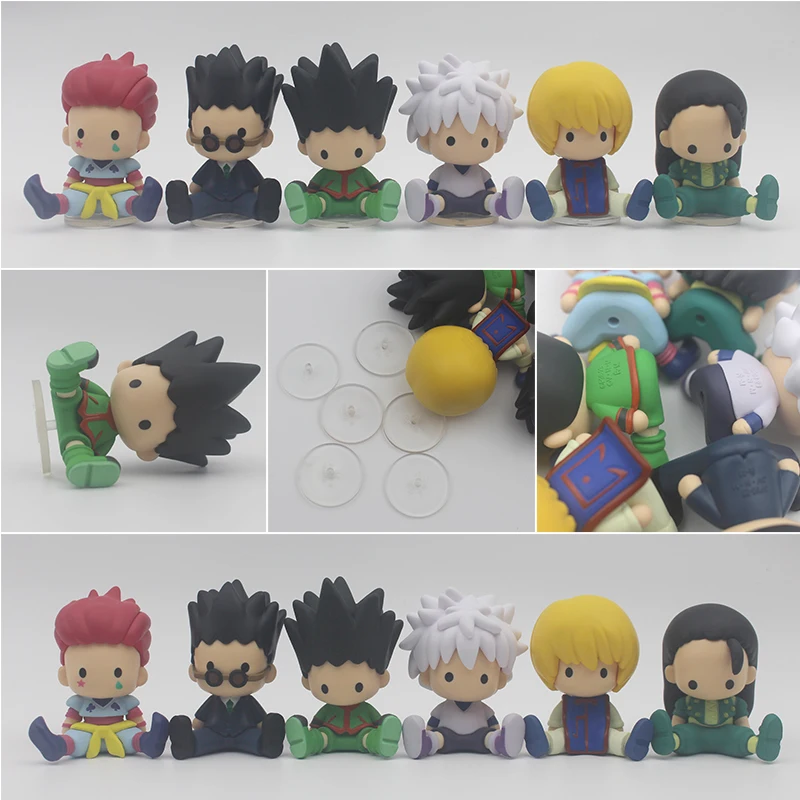 Hunter x Hunter Collectible Action Figures - Gon, Killua, Kurapika, Hisoka, Illumi Q Version Ornaments Toys