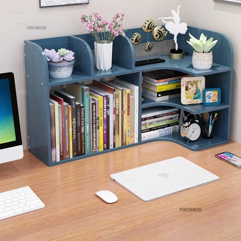 Children's Bookcases Office Desktop Bookshelves Children's Storage Shelves Student Multi-layer Finishing Small Bookcases