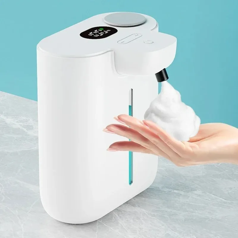 500ML Automatic Soap Dispenser Touchless Type C USB Rechargeable Electric Soap Dispenser Waterproof Foam/Liquid Dispenser