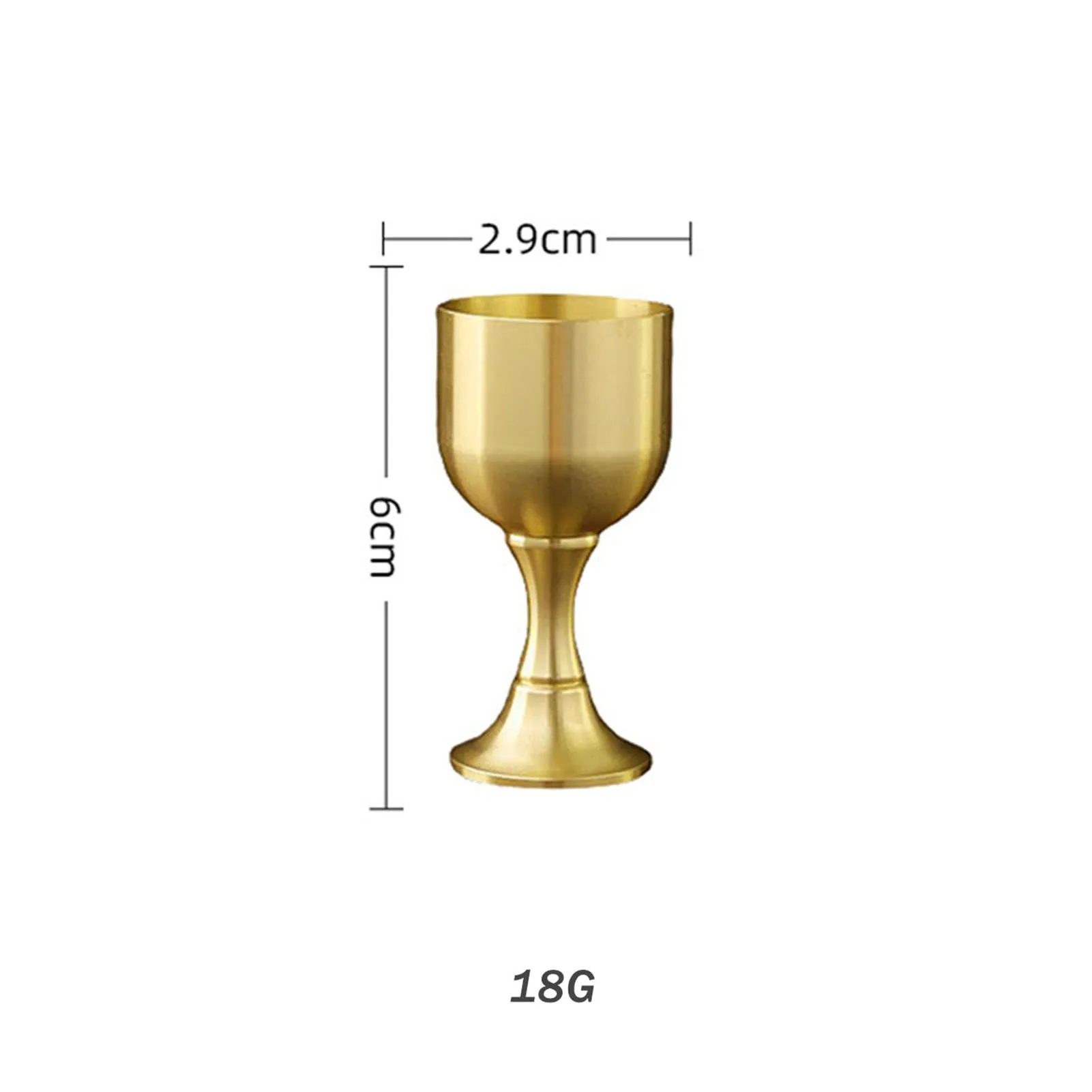 15/50g Vintage Copper Wine Cup High-quality Metal Goblet Retro Mini Champagne Cup for Housewarming Wedding Party Celebrate Gifts