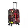 Cartoon Anime Deadpool Suitcase Cover Elastic Travel Protector Luggage Supplies Holiday 3