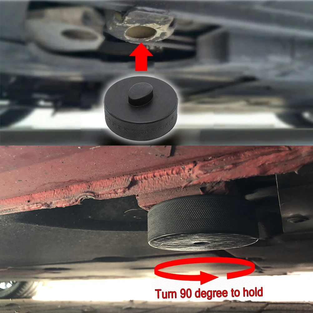 Rubber Jack Pad Protector Adapter Jacking Tool Pinch Weld Side Lifting Disk for Porsche 911 964 993 996 997 Cayman Boxster rubber support block adapter