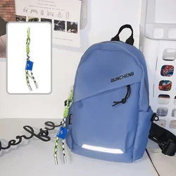 Unisex Lightweight Crossbody Chest Bag (Blue Strap Pendant)
