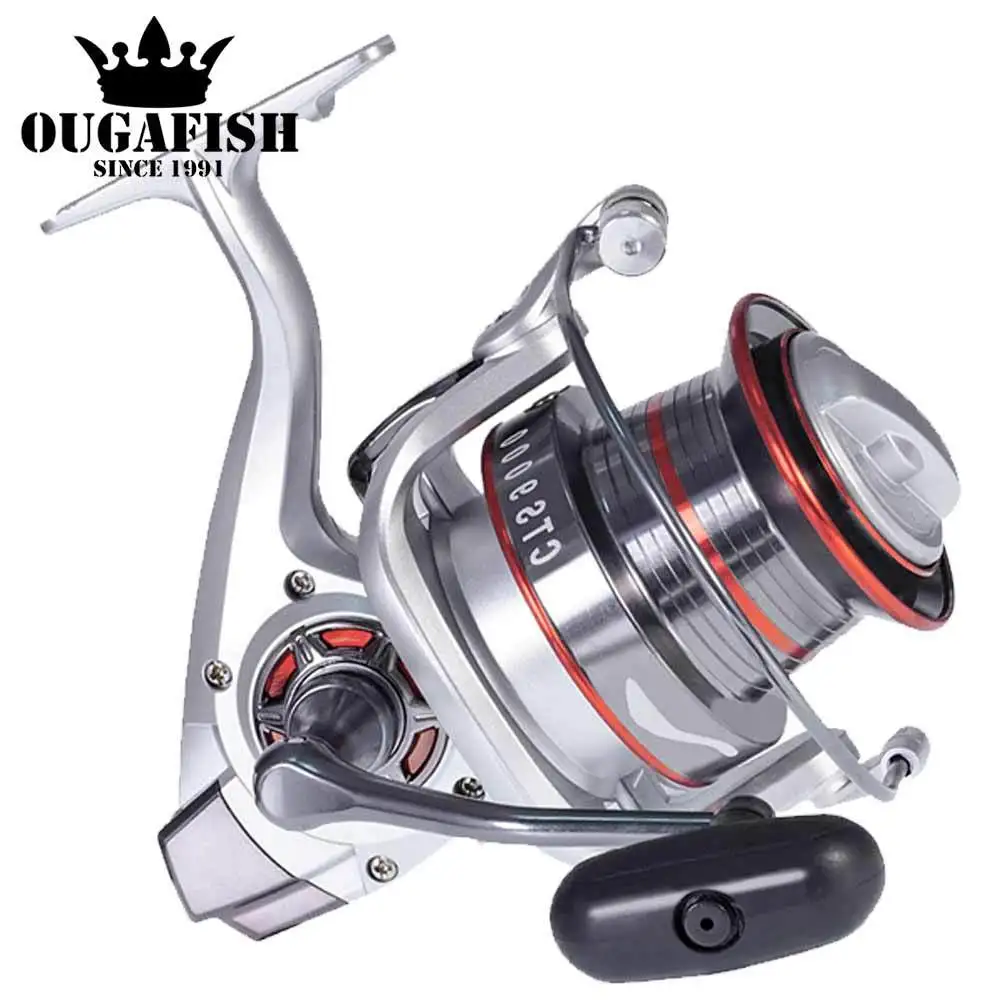 

Super Big Fishing Reels Coil Spinning 5kg Drag 14BB+1 Saltwatecarrete De Pesca Peche En Mer Surfcasting Pike Pesca Equipamentos