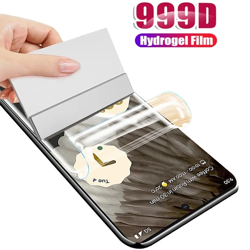 S39939aa0c8ae45998e8e1c1f8a60ed41q 5PCS High Quality Protective Hydrogel Film For Google Pixel 7 Pro, 7A, 6A, 6 Pro, 5, 5A, 4, 4A, 4XL Screen Protectors Not Glass Mallzona