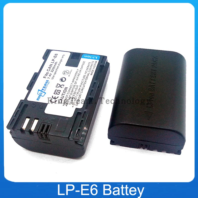 Per Canon Eos R7 5D 5D2 5Ds R Mark Ii 2 6D 60D 60Da 7D 7D2 7Dii 70D 80D Dslr Xc10 Macchina Fotografica Digitale Batteria Lp-E6 Lpe6 Lp E6