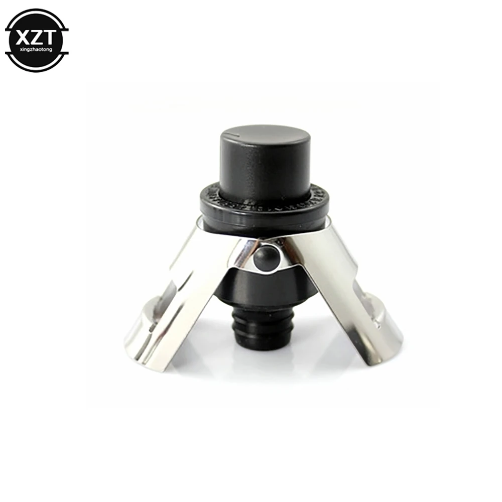 Vacuum Champagne Stopper Pressure Pump Keep Fizz Bubbly Prosecco Cava Sparkling Wine Bottle Plugs Sealer Silicone Caps
