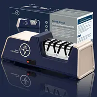 Professional Electric Knife Sharpener with 100% Diamond Abrasives and Precision Angle Guides 1