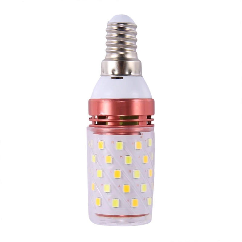 통합 SMD LED 옥수수 램프, 3 색 온도, AC 85V-265V, 따뜻한 흰색, 높은 빛, 에너지 절약, 소형 LED 전구