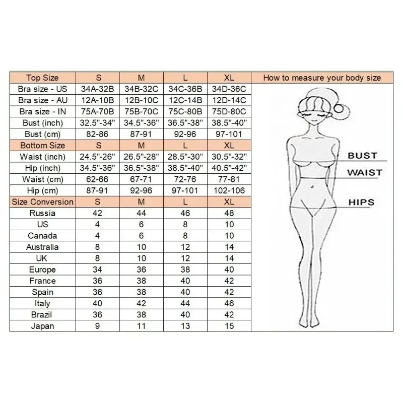 Ribbed Starfish Pendant Halter Strappy Bikini Female Swimsuit Women Swimwear Two-pieces Bikini Set Push Up Bathing Suit Swim