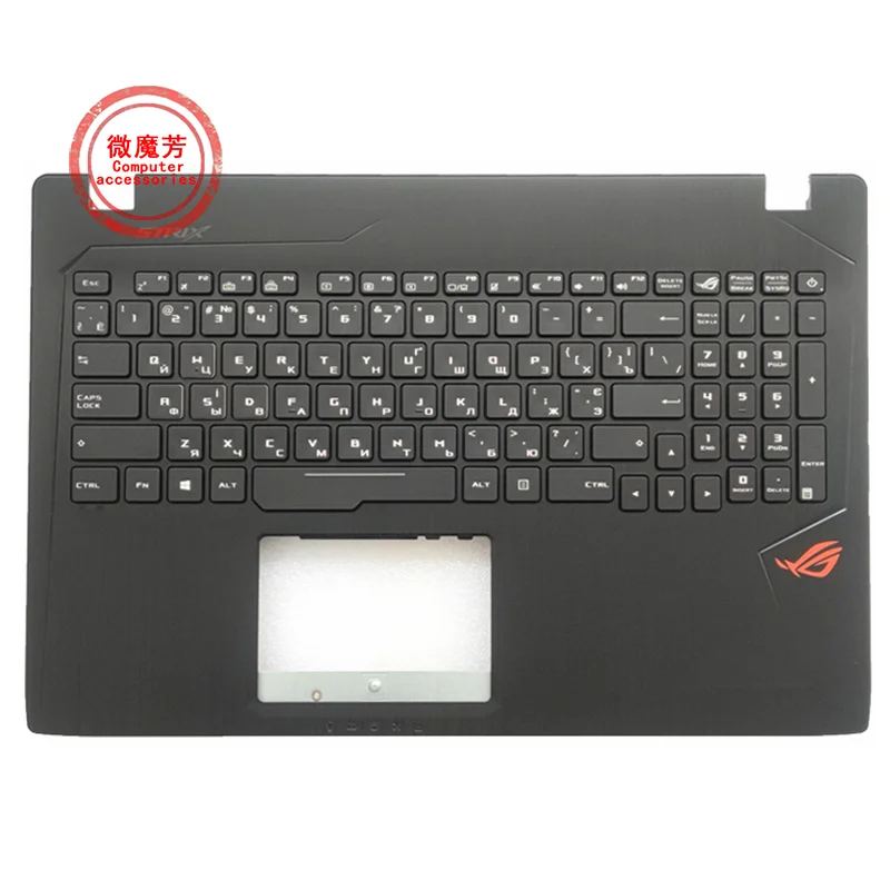 

RU Laptop Keyboard For Asus ROG Strix GL553 GL553V GL553VW ZX53VM FZ50VD ZX53 FX53V with palmrest upper cover RGB Backlit