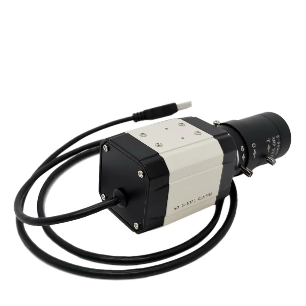 Industrial Full HD 4MP / 5MP CMOS IMX335 USB Web Camera 2.8-12mm/5-50mm Varifocal Zoom Lens 30fps High Speed USB2.0 Video PC Cam 6