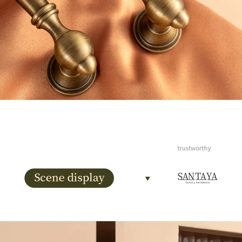 brass furniture handle for wardrobe drawer