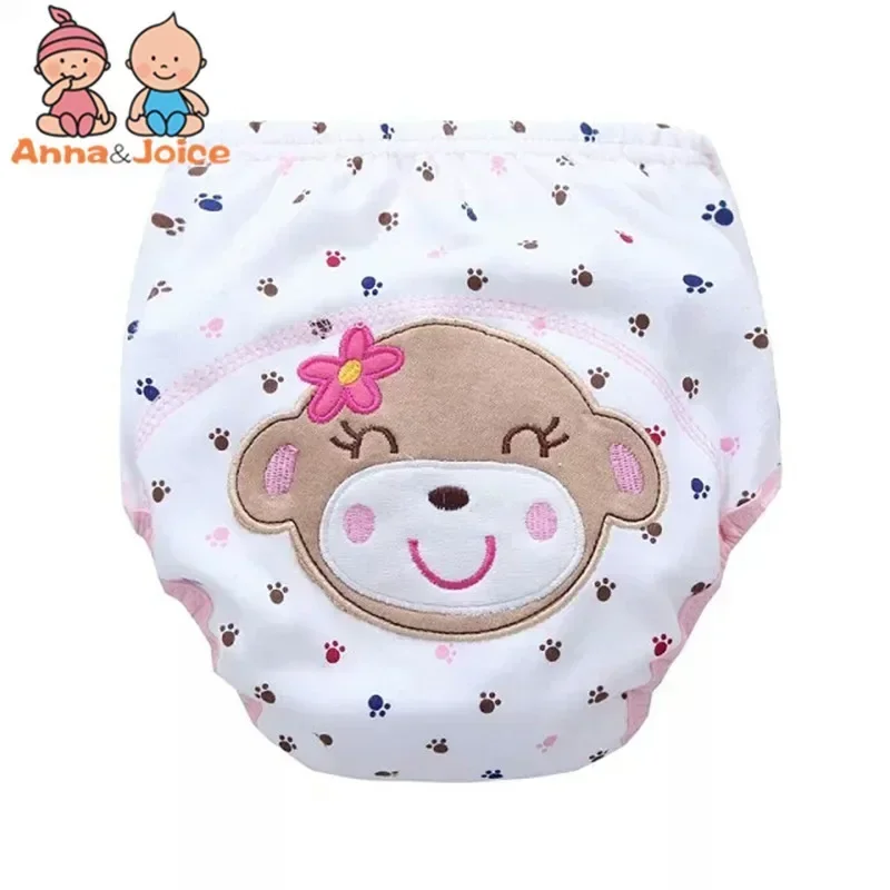 4pcs Dipers Baby Training Pants Diaper Reusable Nappy Washable Cotton Learning 13-16kg