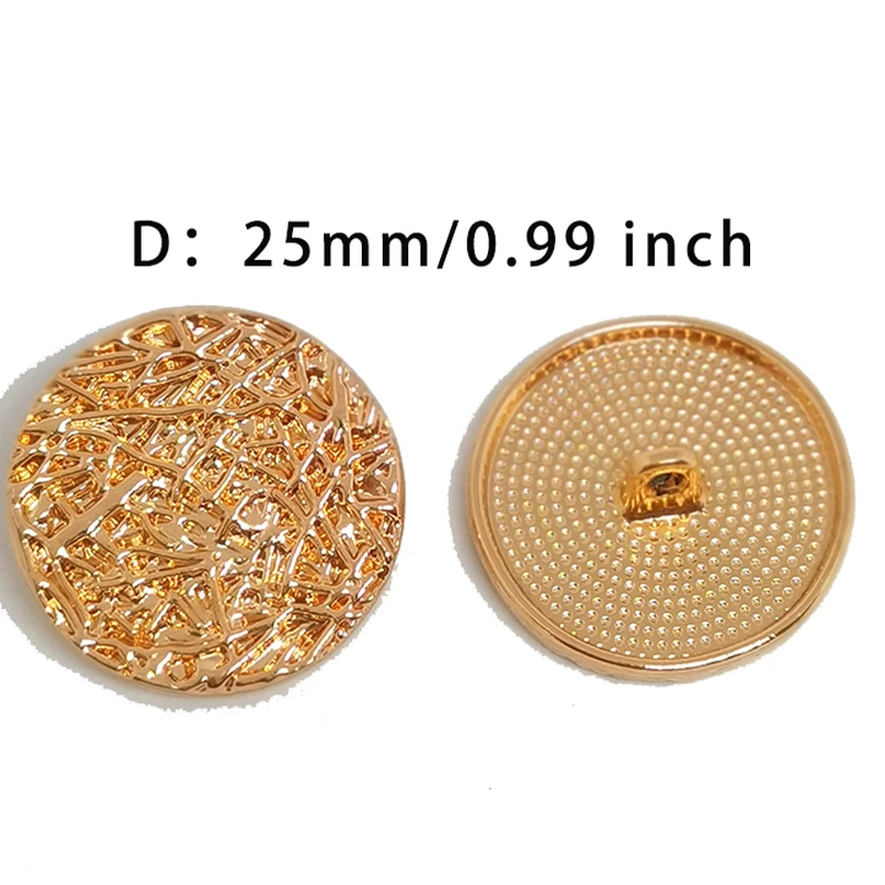 12 Bottoni Metallici Retrò Con Codolo Per Cucito - Ottone Anticato, 15 Mm, Per Cappotti E Jeans