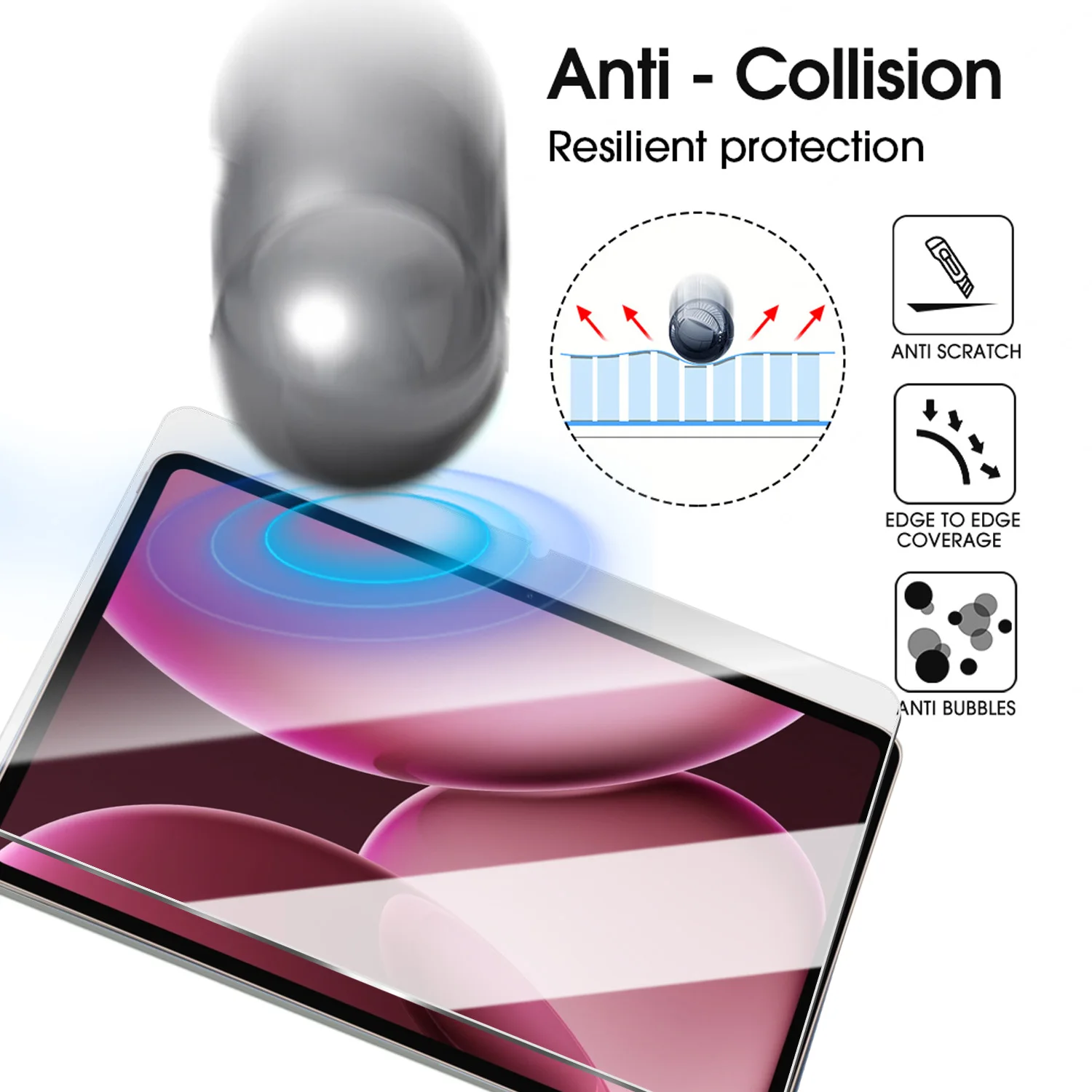 Tempered Glass Easy to Install 9H Hardness Protective Films Screen Protector For OPPO Pad 4 Pro 13.2inch 2025