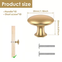 ลูกบิดลิ้นชัก 10 ชิ้น ทำจากโลหะผสมสังกะสี ทนทานต่อการเกิดสนิม พร้อมสกรู สำหรับตู้ลิ้นชัก เฟอร์นิเจอร์ ห้องครัว 4