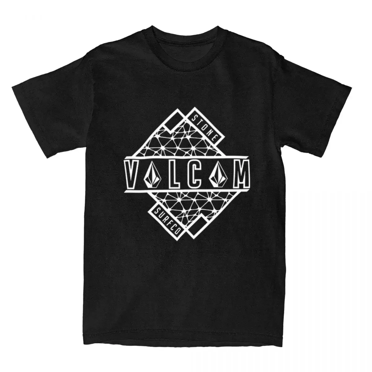 

Аксессуары Volcoms Stone Surfco, рубашки для мужчин и женщин, забавная хлопковая одежда с графическим принтом