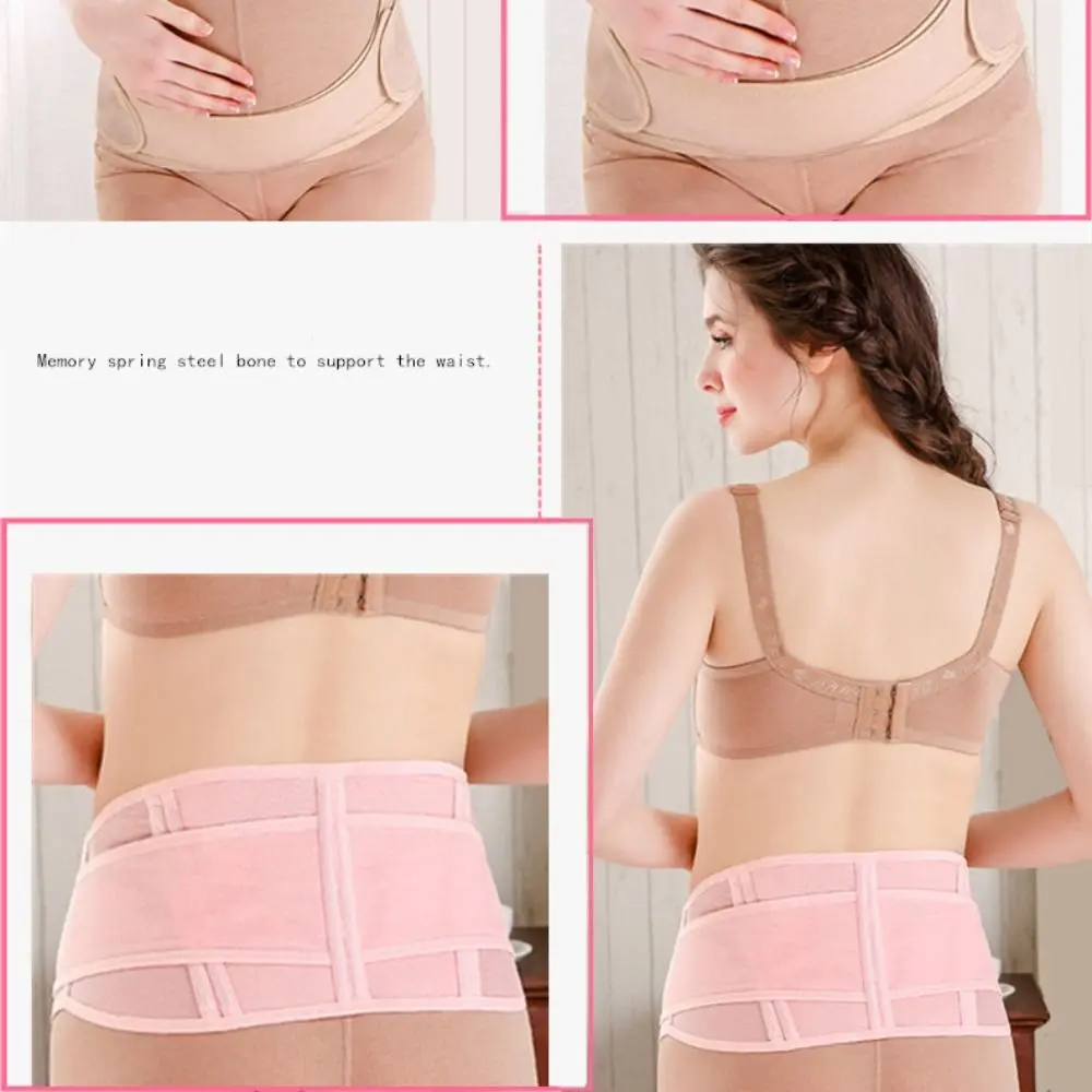 Breathable Maternity Abdominal Support Belt Adjustable Comfortable Maternity Abdomen Brace Waist Support Elastic