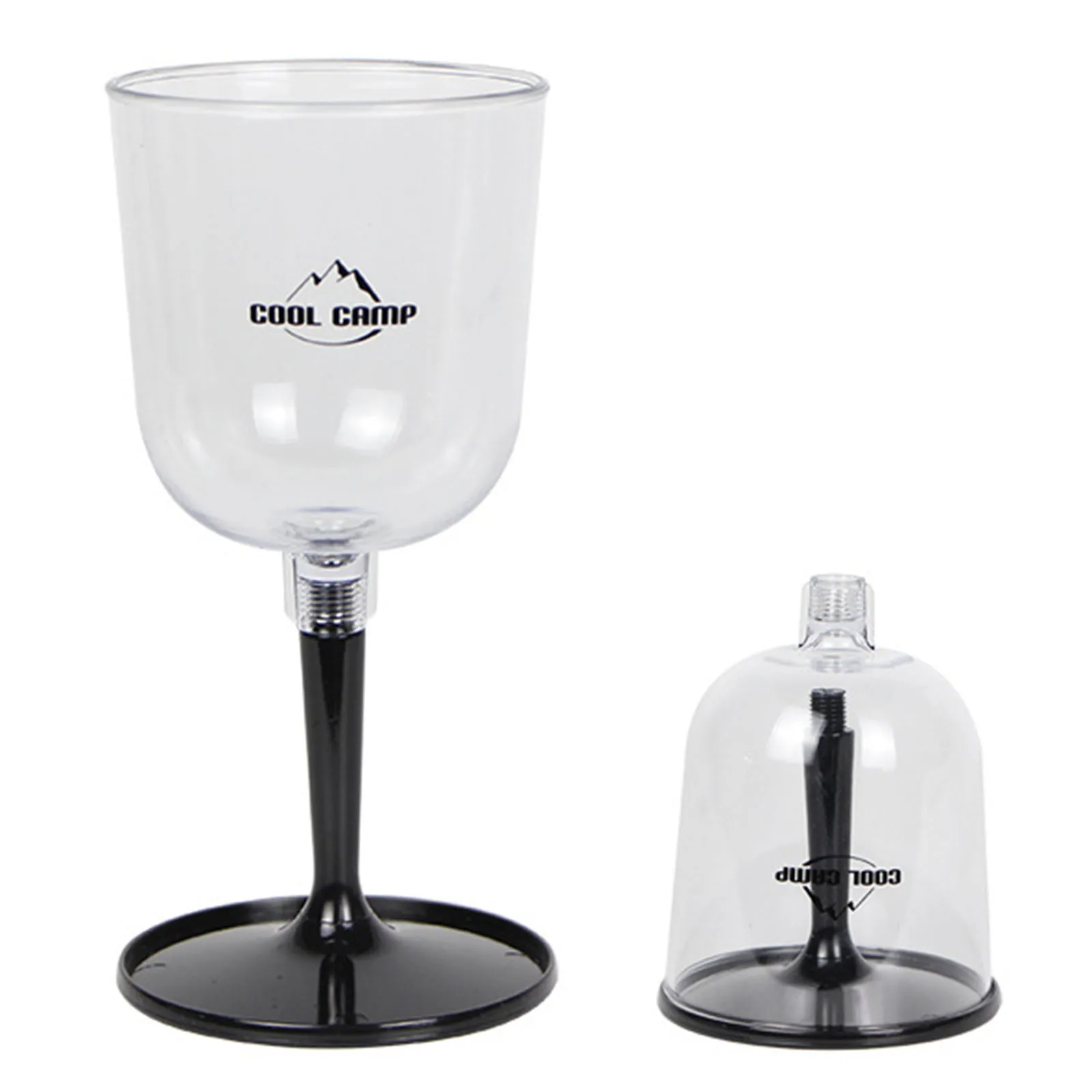 

1pc Removable Wine Glass Camping Picnic Anti-Fall Plastic Goblet Detachable Portable Wine Glass Outdoor Travel Collapsible Cup