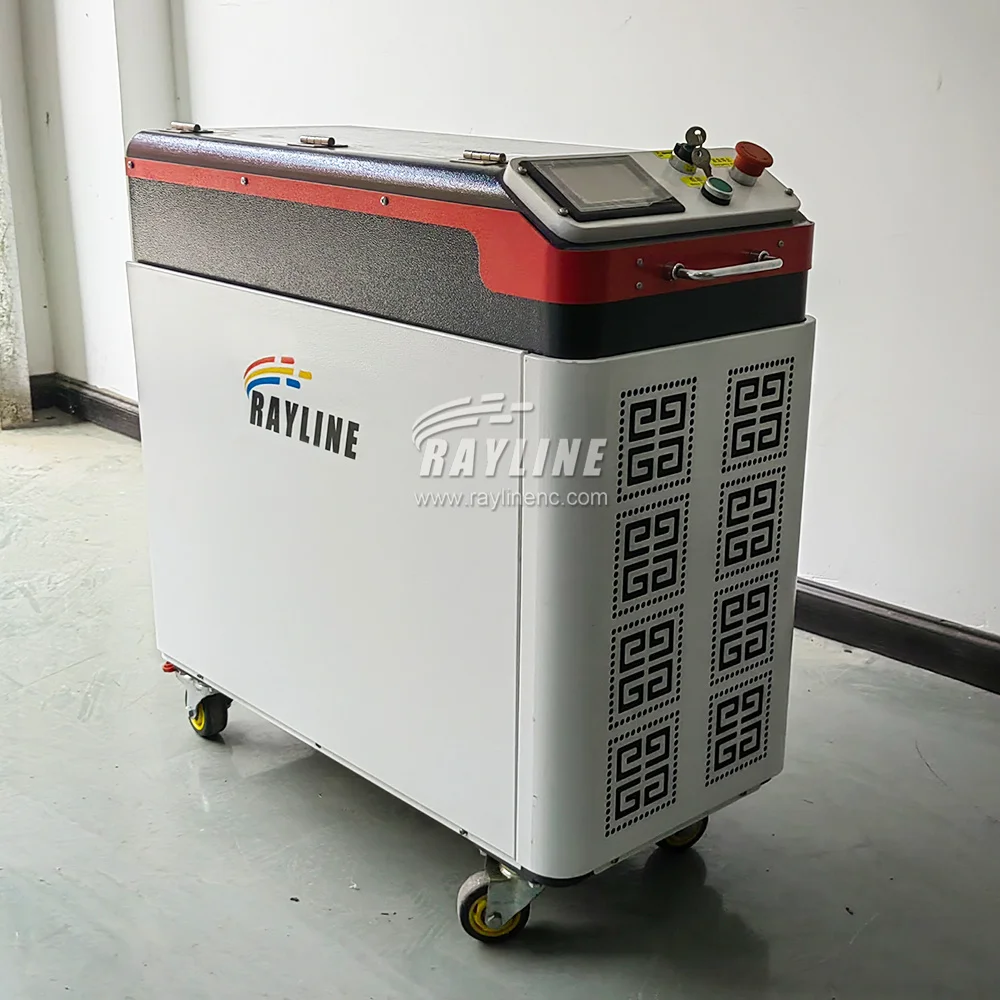 Laser Cleaning Machine for Graffiti Rust Oil Ink Oxide Removal 100W 200W Pulse Laser Rust Removal Machine Portable Laser Cleaner 3