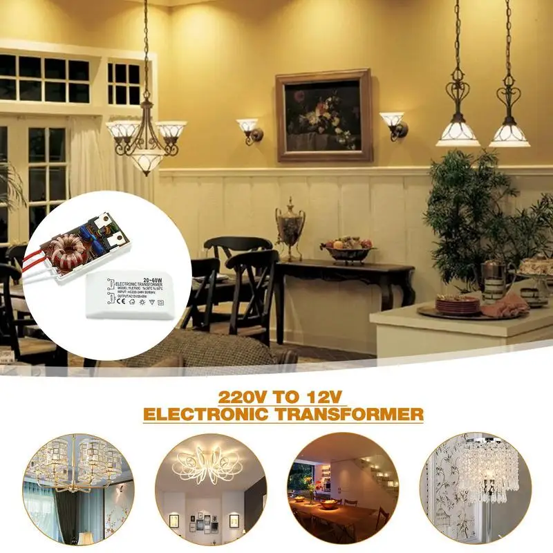 Electronic Transformer 220V To AC 12V Power Supply Lamp Beads Transformer Voltage Converter power module power adapter power supply power transformer