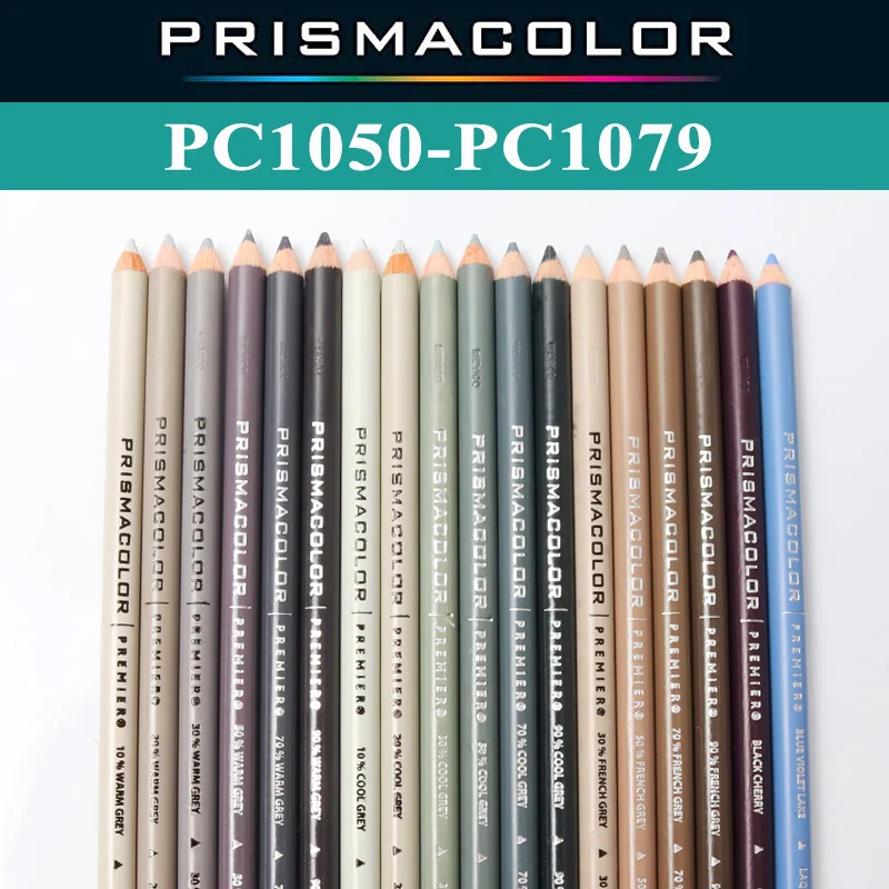 AmericanPrismacolorSanfuOilColoredPencilsGraySeriesPC1068