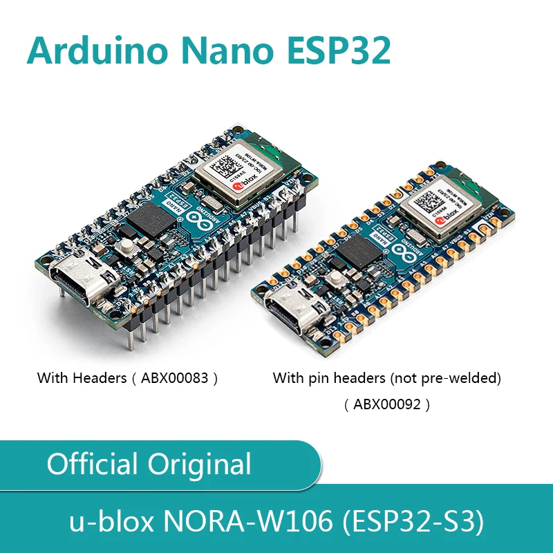 

Официальная оригинальная плата разработки Arduino Nano ESP32 ABX00083 ABX00092, стандартная Стандартная плата