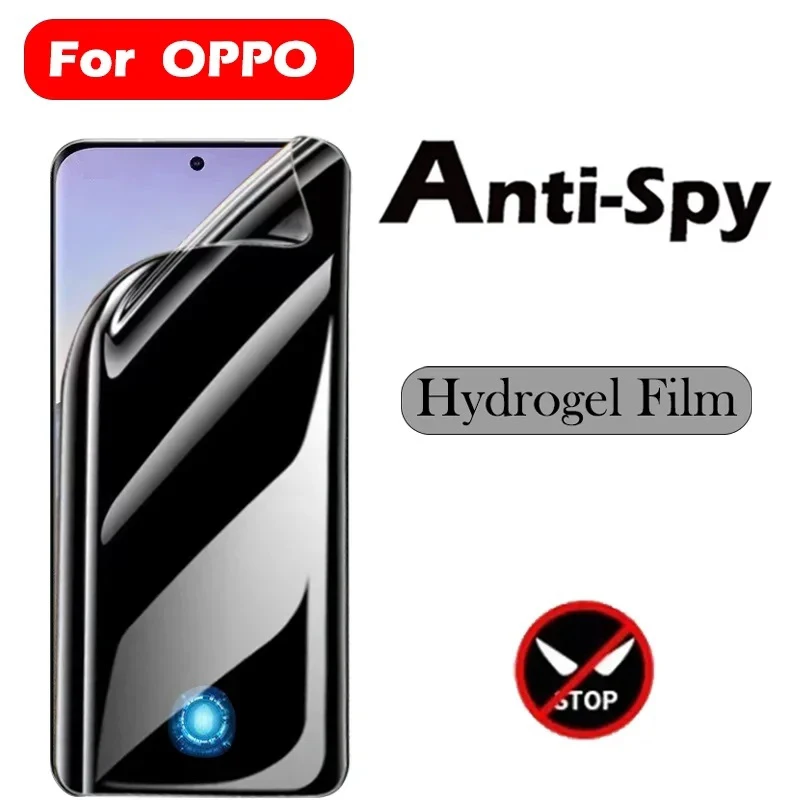 

Privacy Hydrogel For Oppo A2m A2x A18 A38 K11 K11x A2 Pro A58 A78 4G A1 A1x A23 F23 A56s A59 A78 A98 5G Cover Screen Protector