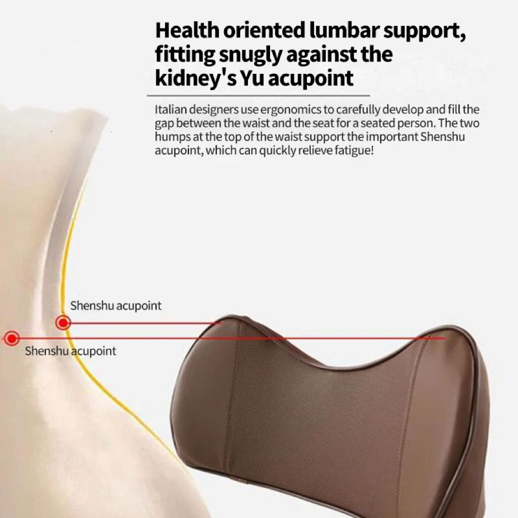 PU Memory Foam Sitting Cushion Seat Ibiza Ergonomic Seat Cushion Backrest Cushion Car Interior Accessories