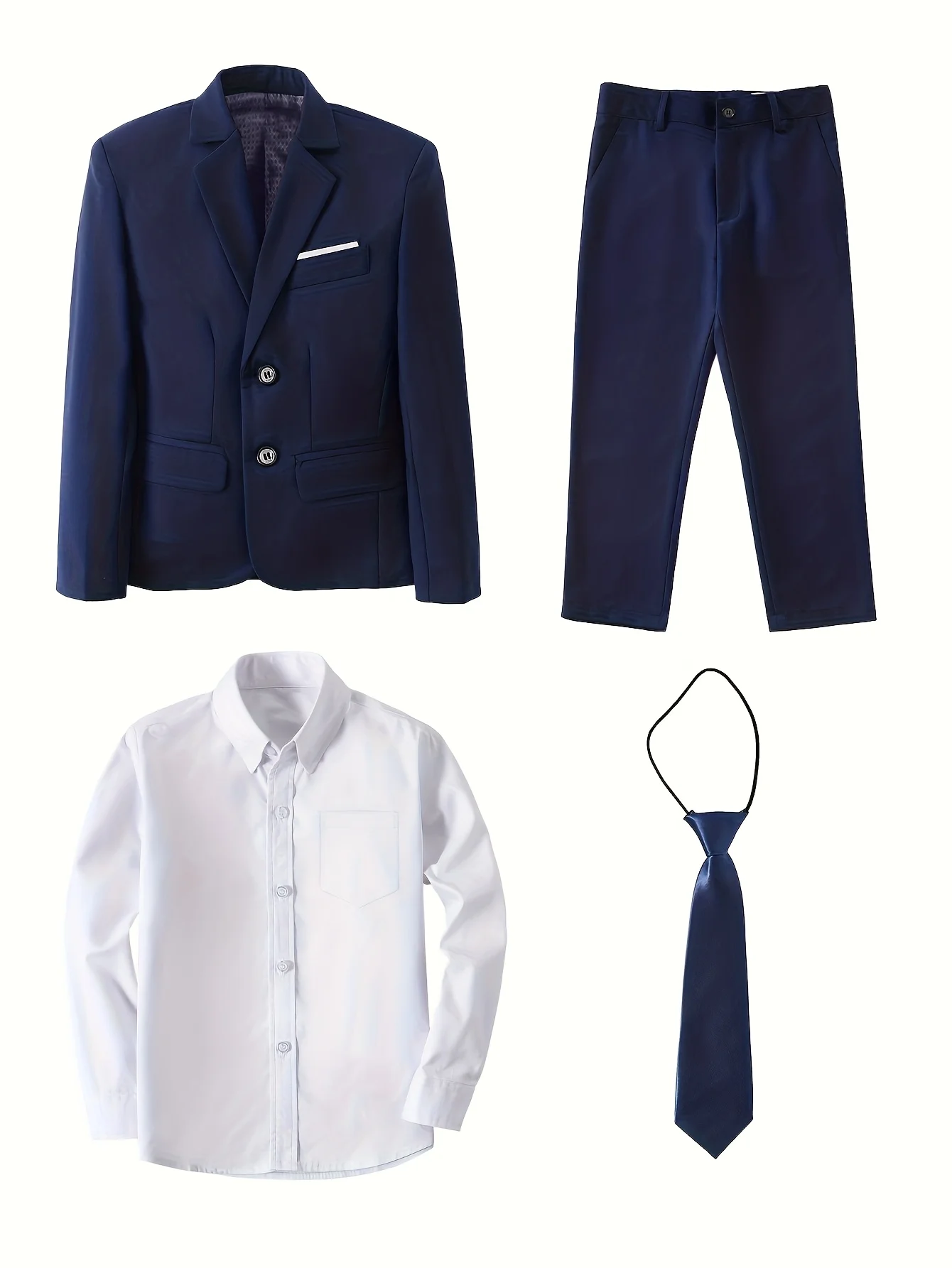 Boys Black Formal Suit 1