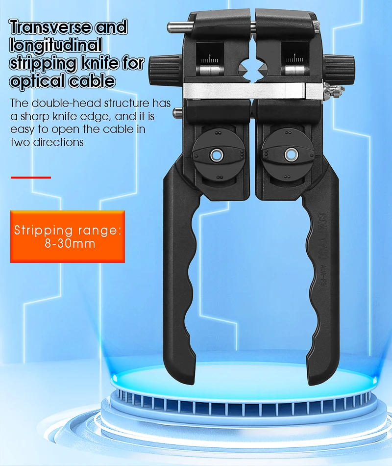 AUA-F9 Fiber Optic Stripper Longitudinal Cable Jacket Slitter Cable Sheath Openi