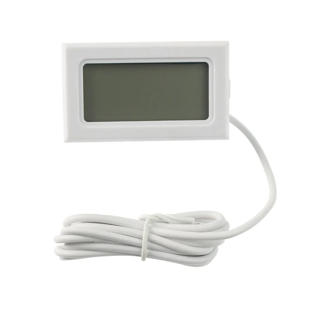 Waterproof LCD Digital Thermometer with Wide Temperature Range and Outdoor Probe