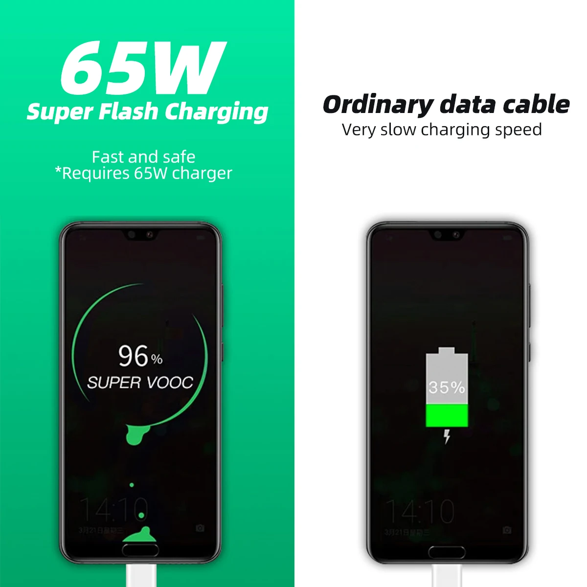 Usb C Cable Fast Charge 65w, Oppo Usb Cable Fast Charger