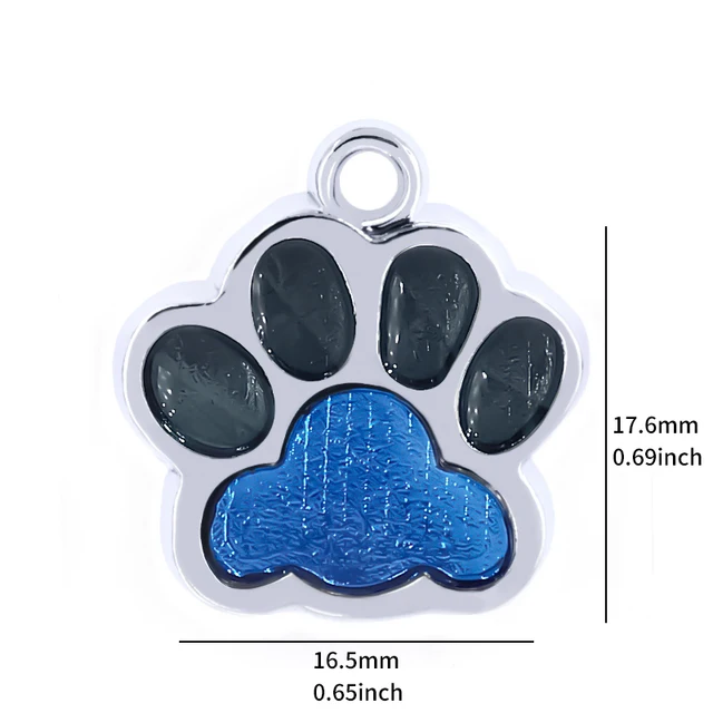 Personalized Engraving Pet Cat Name Tags Customized Dog ID Tag Collar Accessories Nameplate Anti-lost Pendant Metal Keyring New M Size 03
