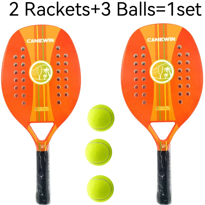Professional Beach Tennis Rackets High Quality Carbon Beach Paddle
