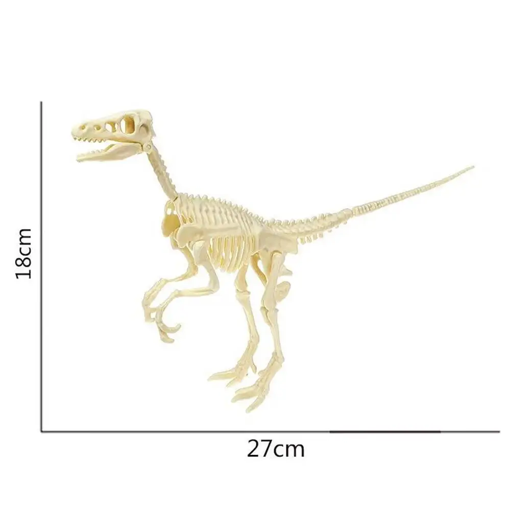 thumbnail image 1 of Ensamblaje de bricolaje, figura de acción de dinosaurio, esqueleto de fósil, Mosasaurus, tiranosaurio, modelo creativo de colección, juguete para niños, 1 of 5
