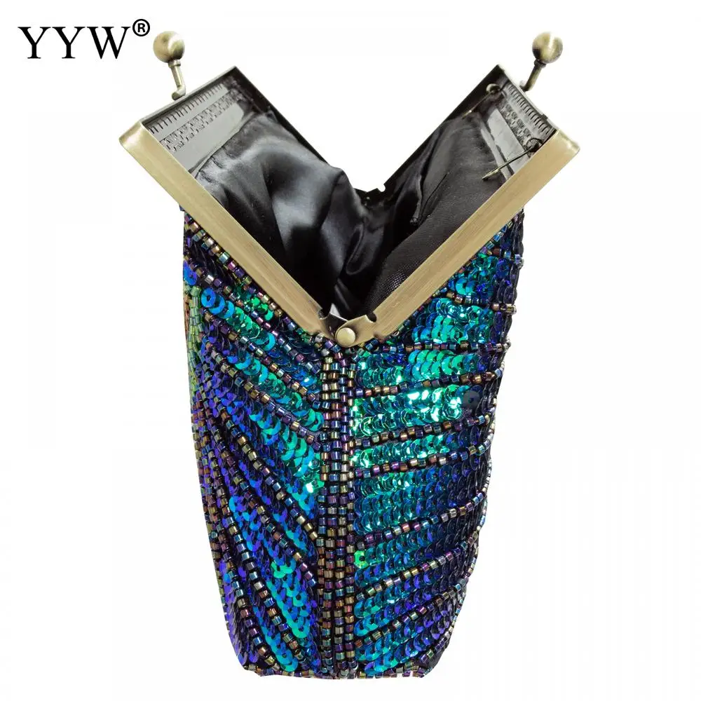 Luxury Peacock Pattern Evening Bags Glitter Shinny Clutch Bag Designer Ladies Banquet Clutches Elegant Shoulder Bags Party Pouch