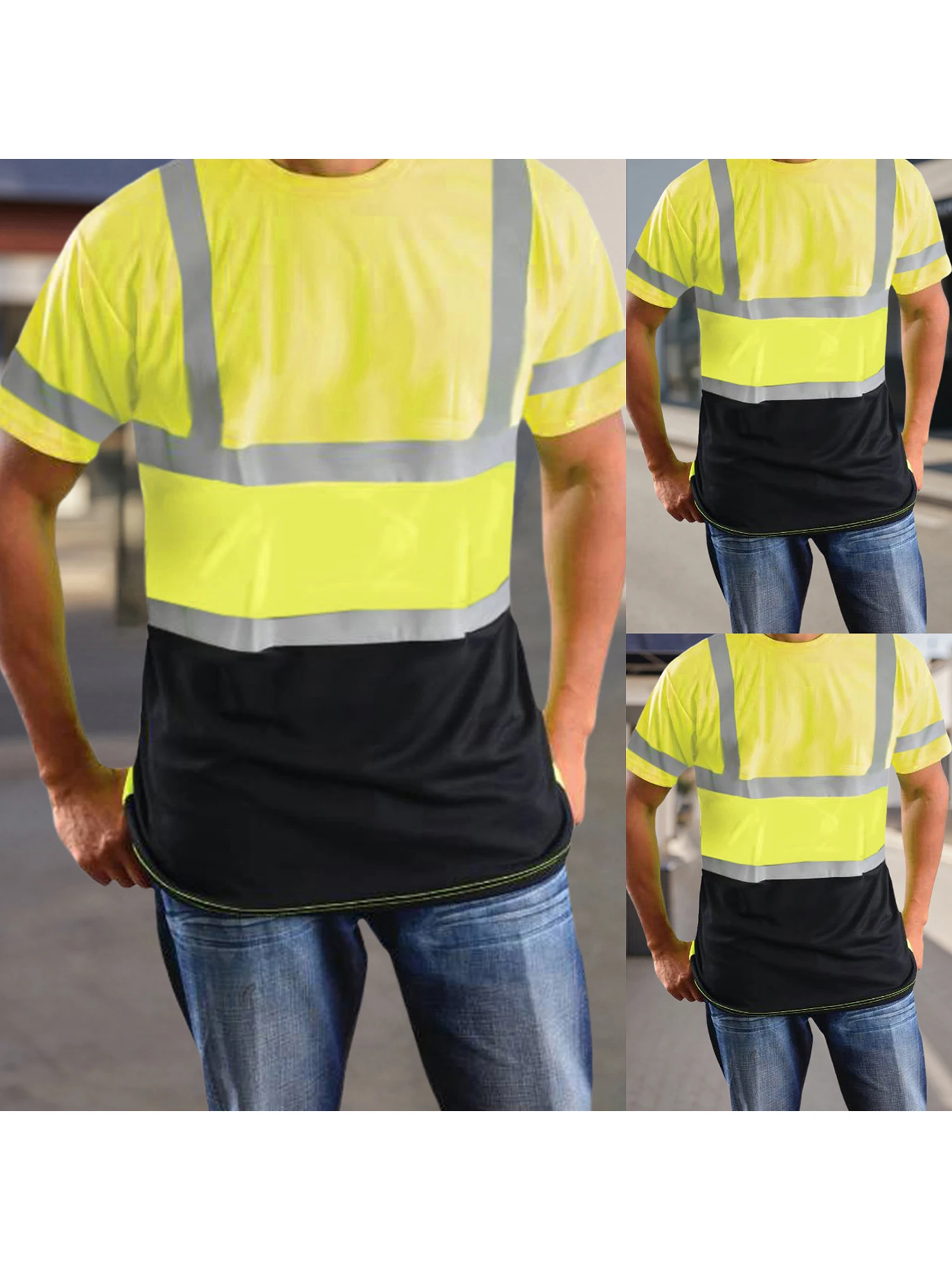 Men’s Reflective Hi-Vis Work Shirt 3